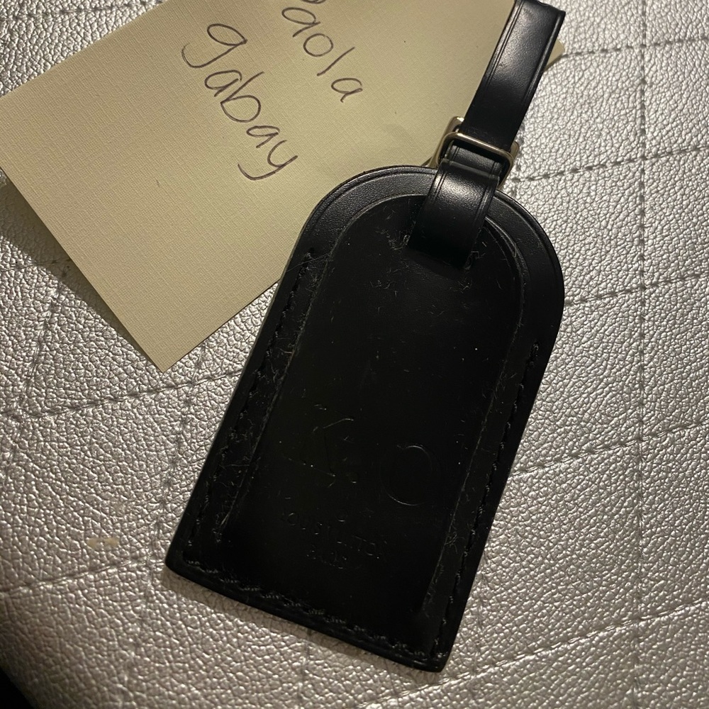 Authentic Louis Vuitton luggage tag